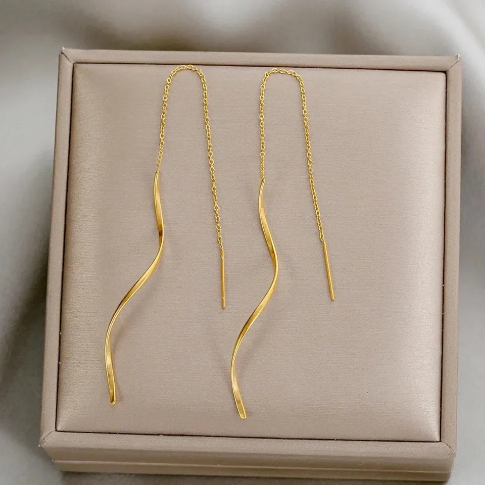 Trendy Tassel Drop Earrings