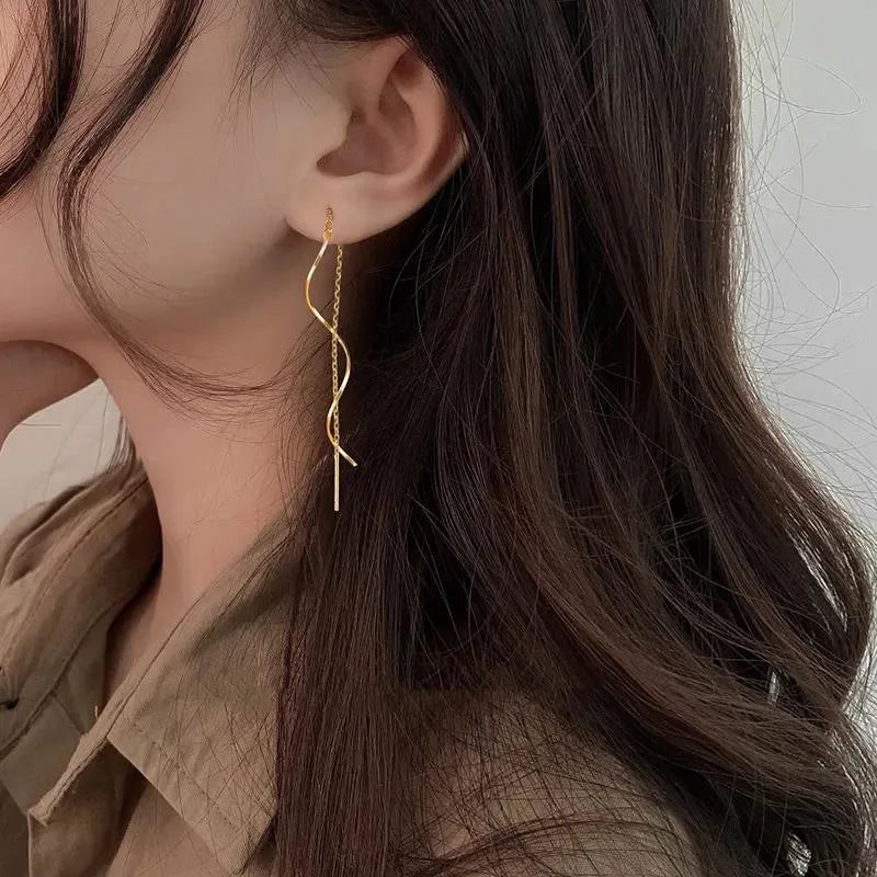 Trendy Tassel Drop Earrings