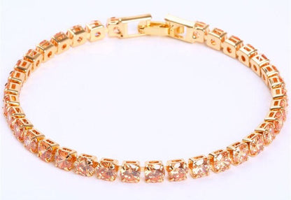Sparkling Silver Chain Link Bracelet