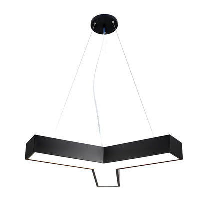Sleek Contemporary LED Pendant Office Ceiling Light Fixture