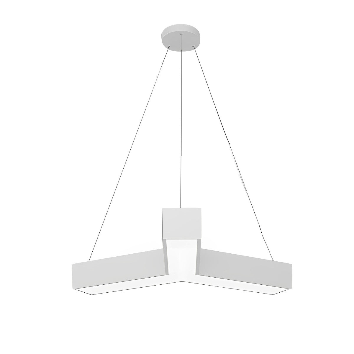 Sleek Contemporary LED Pendant Office Ceiling Light Fixture
