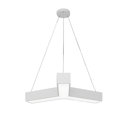 Sleek Contemporary LED Pendant Office Ceiling Light Fixture