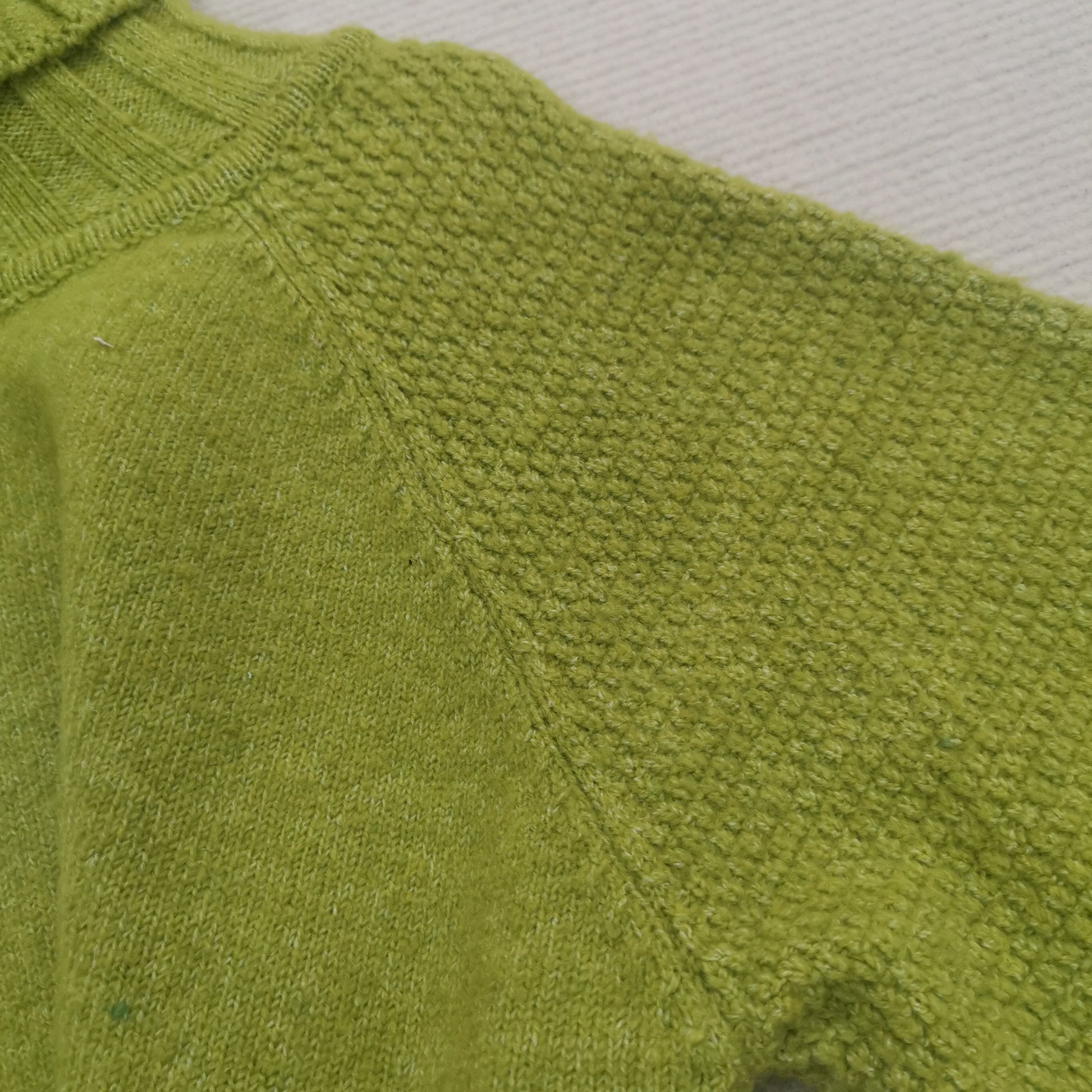 Grass Green Oversized Knitted Women's Turtleneck Sweater - Nora-S-Nora Luxe