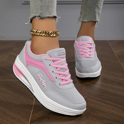 Lightweight Women's Breathable Cushion Sneakers - Pexav