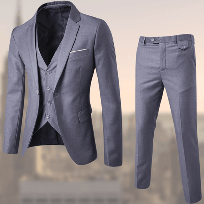 Classic Men's 3-Piece Business Suit