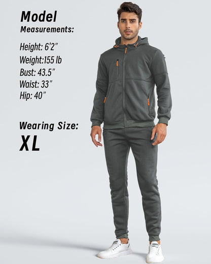 Relaxed Fit Men's Track Suit Set