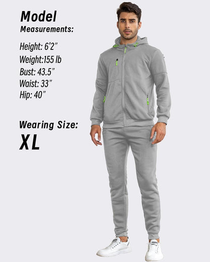 Relaxed Fit Men's Track Suit Set