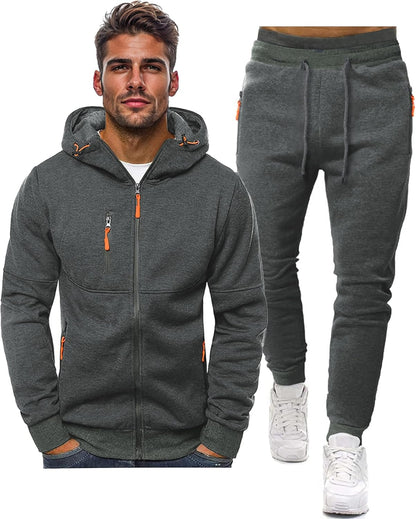 Relaxed Fit Men's Track Suit Set