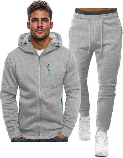 Relaxed Fit Men's Track Suit Set