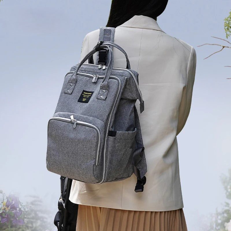 Spacious Baby Diaper Bag Trendy Parent Backpack - Pexav