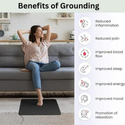 Calming Anti Stress Floor Mat for Yoga and Home Office