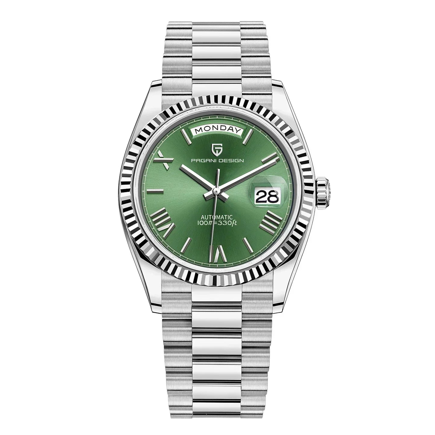 Premium Men's Automatic Stainless Steel Date Watch