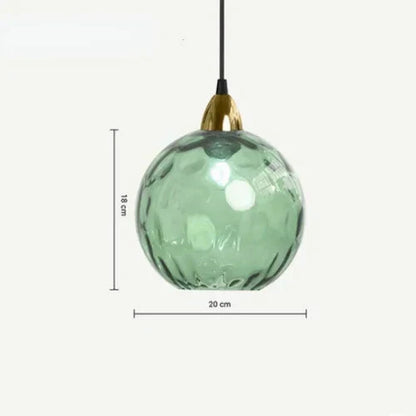 Beautiful Glass Hanging Lamp Fixture