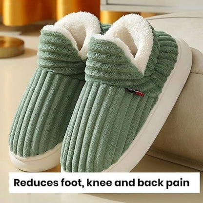 Soft Plush Home Slippers | Warm Cozy Indoor Shoes