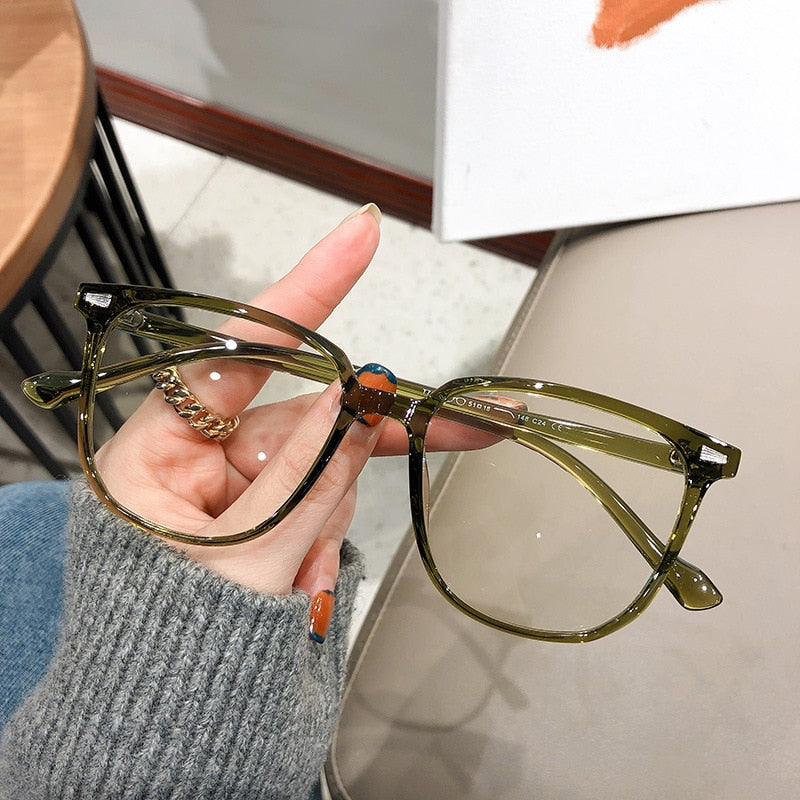 Stylish Blue Blocker Prescription Eyeglasses - Pexav