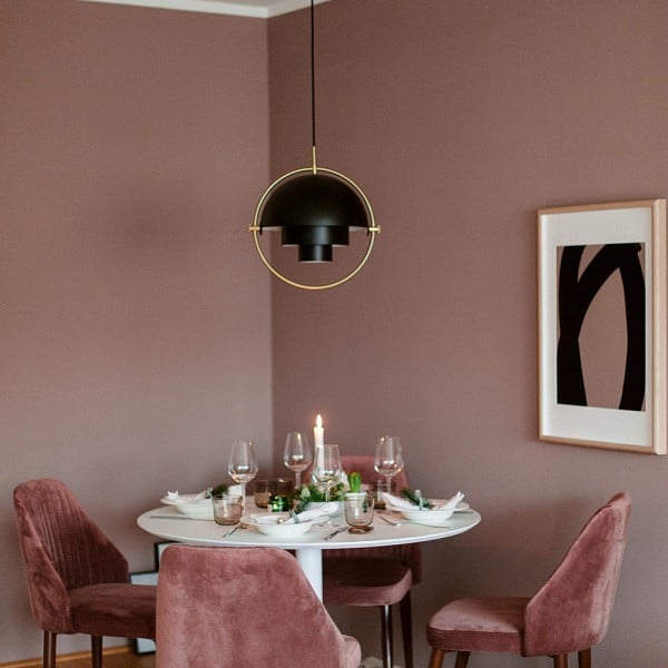 Postmodern Danish Multi-Lite Pendant Light