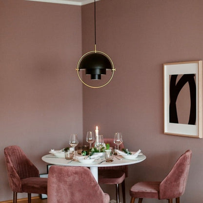 Postmodern Danish Multi-Lite Pendant Light