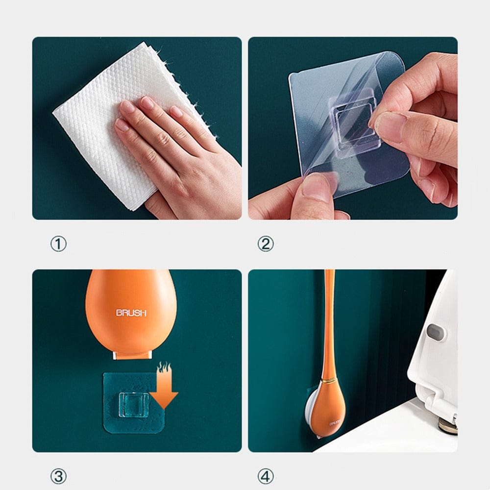 Soft Bristle Bathroom Toilet Brush - Pexav