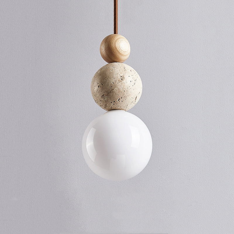 Simple Stone Drop Ceiling Lamp