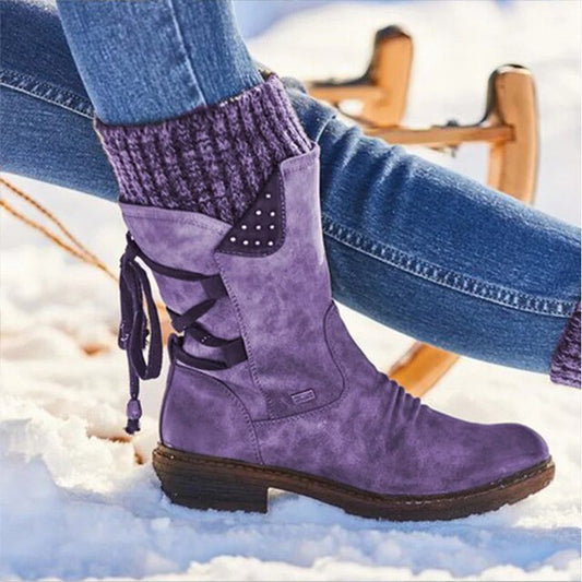 Low Heel Winter Boots for Women Bianca - Pexav