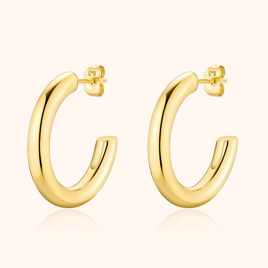 Semi-Circle Drop Earrings - Pexav