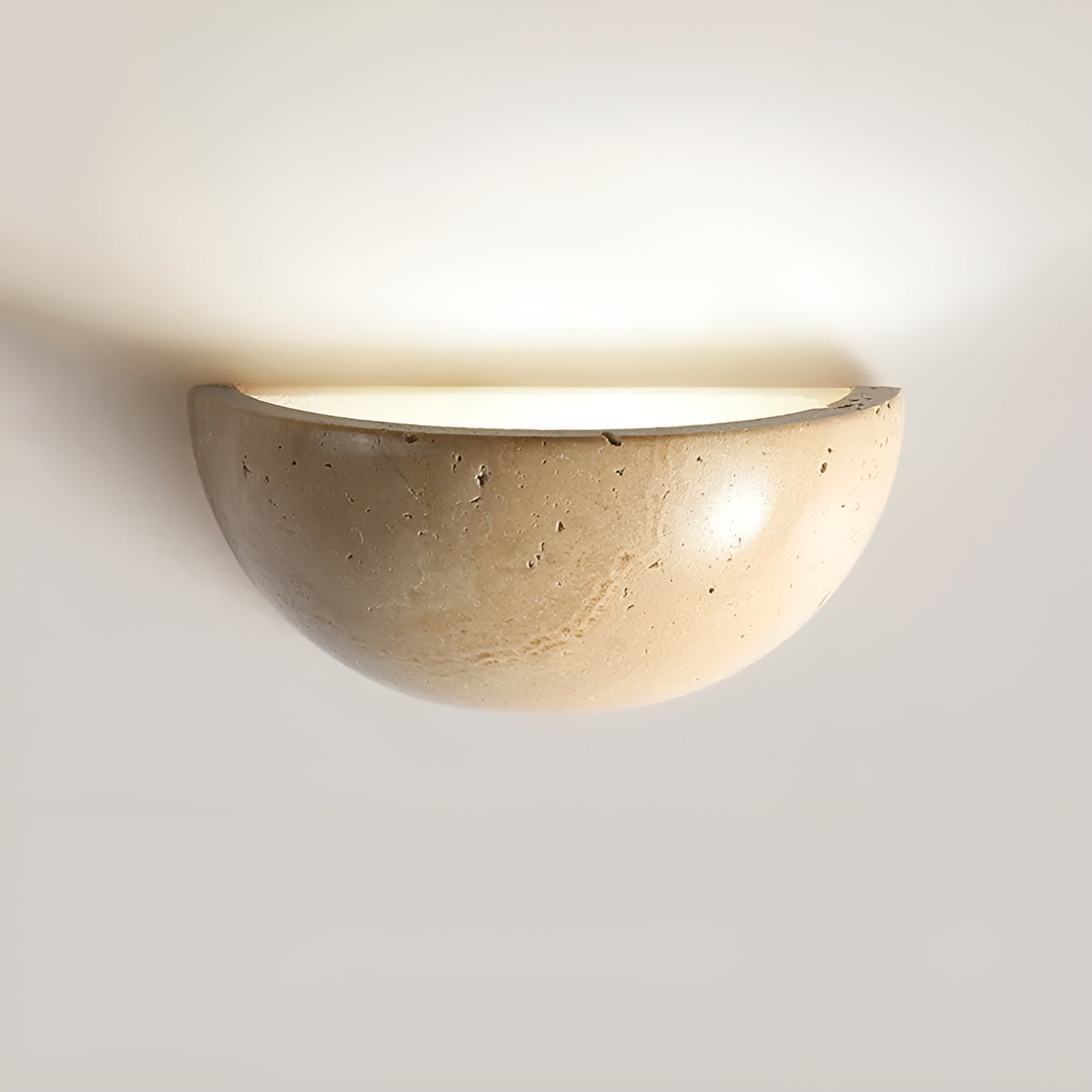 Soft Glow LED Semi-Circular Wall Light - Pexav