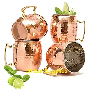 Hammered Copper Mug Set - ChillCopper-Nora Luxe