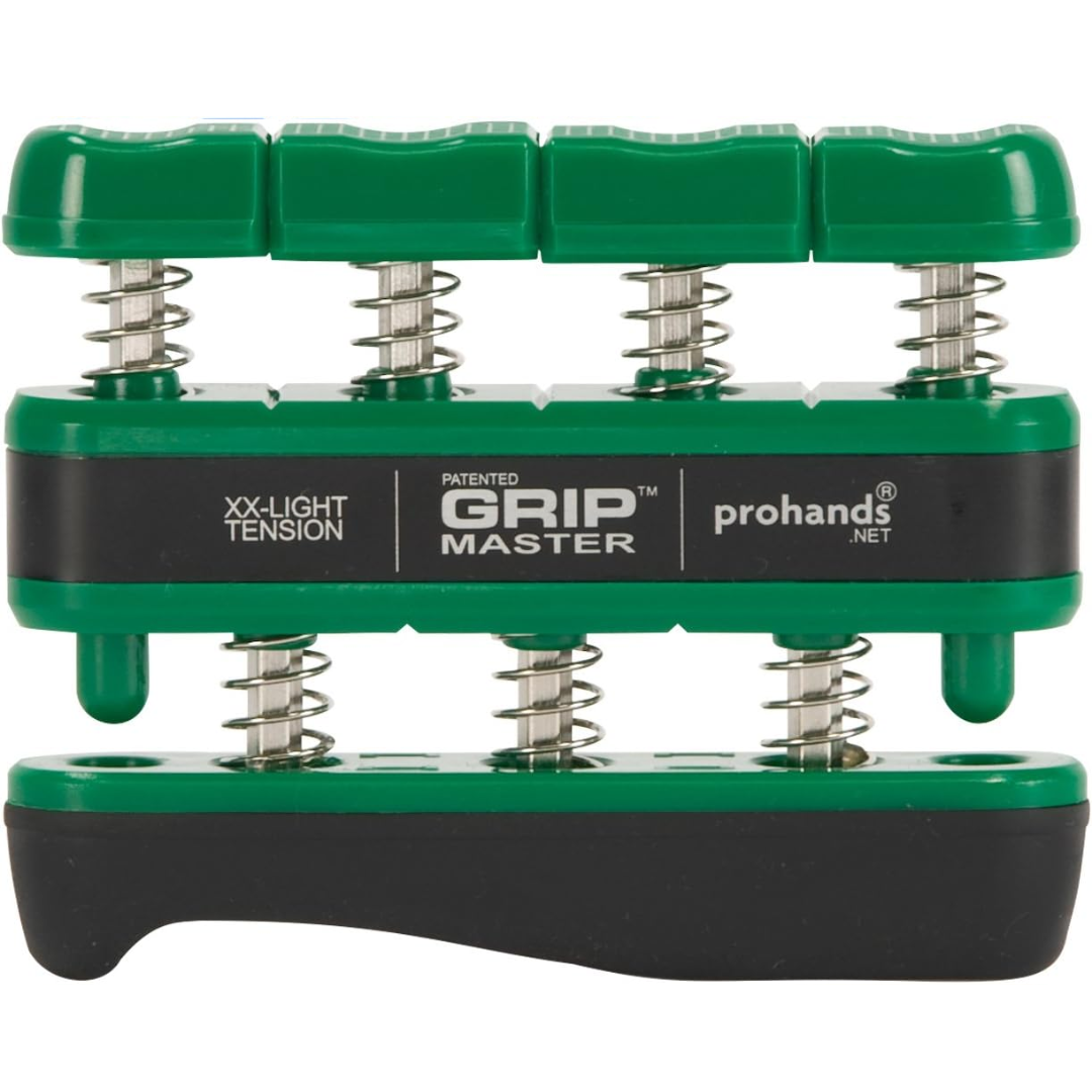 Hand Grip Strengthener - Finger Exerciser (Spring Loader)-Green - XX Light tension-Nora Luxe