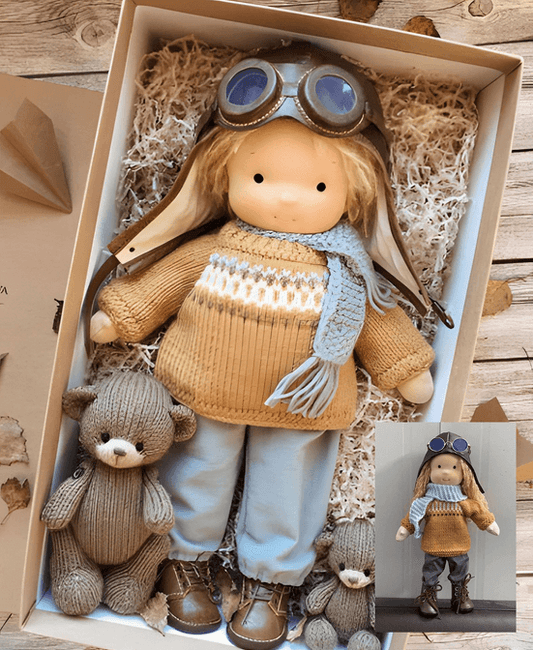 Snuggle Buddy Soft Plush Winter Doll - Pexav