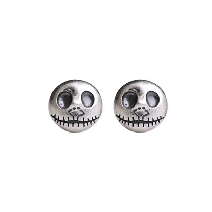 Spooky Pumpkin King Dangle Earrings - Pexav