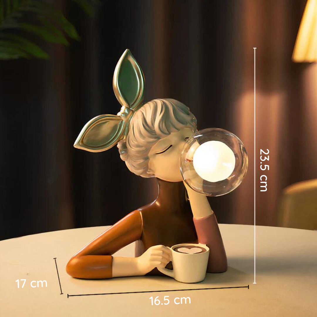 Handmade Table Lamp - CraftGlow-Lily-Nora Luxe