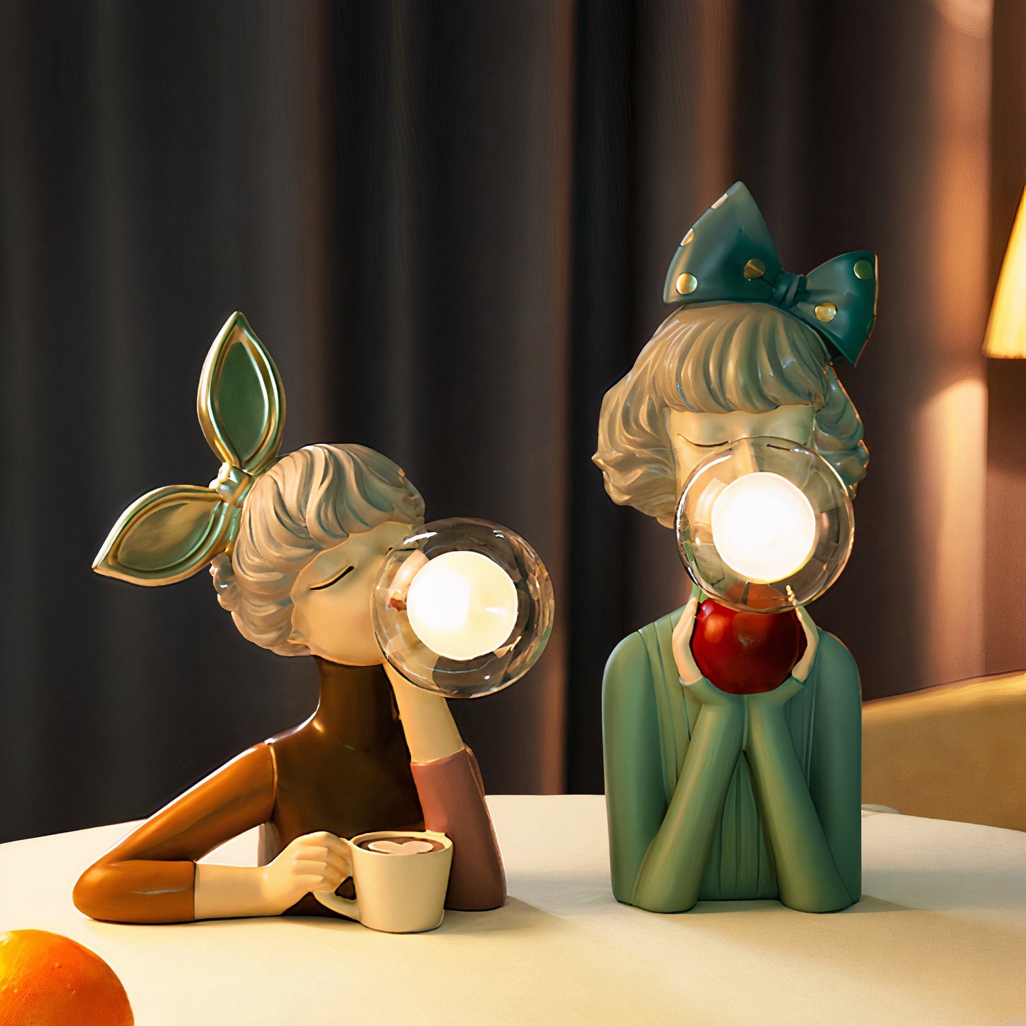 Handmade Table Lamp - CraftGlow-Lily-Nora Luxe