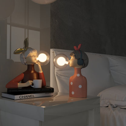 Handmade Table Lamp - CraftGlow-Lily-Nora Luxe
