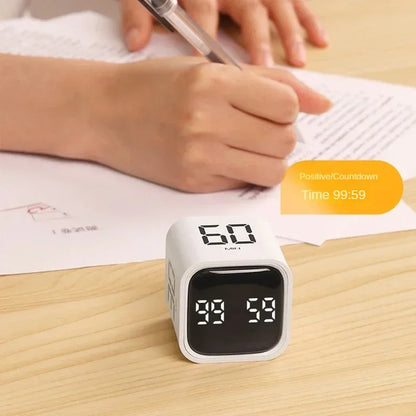 Handy Timer with Gravity Sensor - TimeMaster-White-Nora Luxe