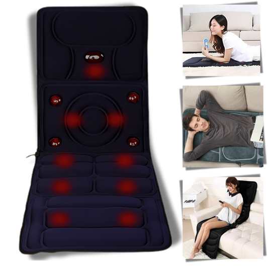 Warm Full Body Vibration Massage Mat - Pexav