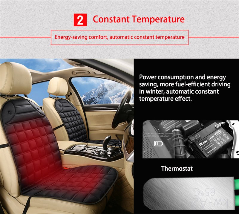 Warm Car Seat Cover with Thermostat Control