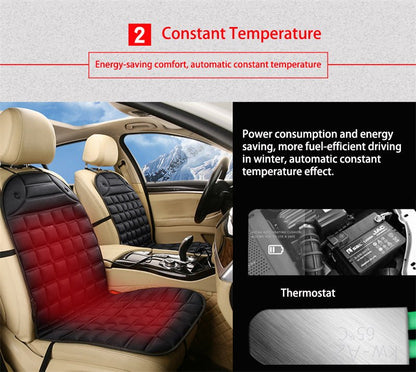 Warm Car Seat Cover with Thermostat Control