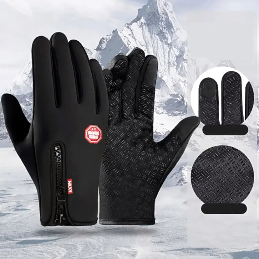 Warm Waterproof Ski Gloves - Pexav