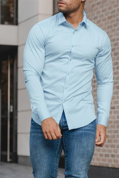 Men's Slim Fit Stretch Dress Shirt
