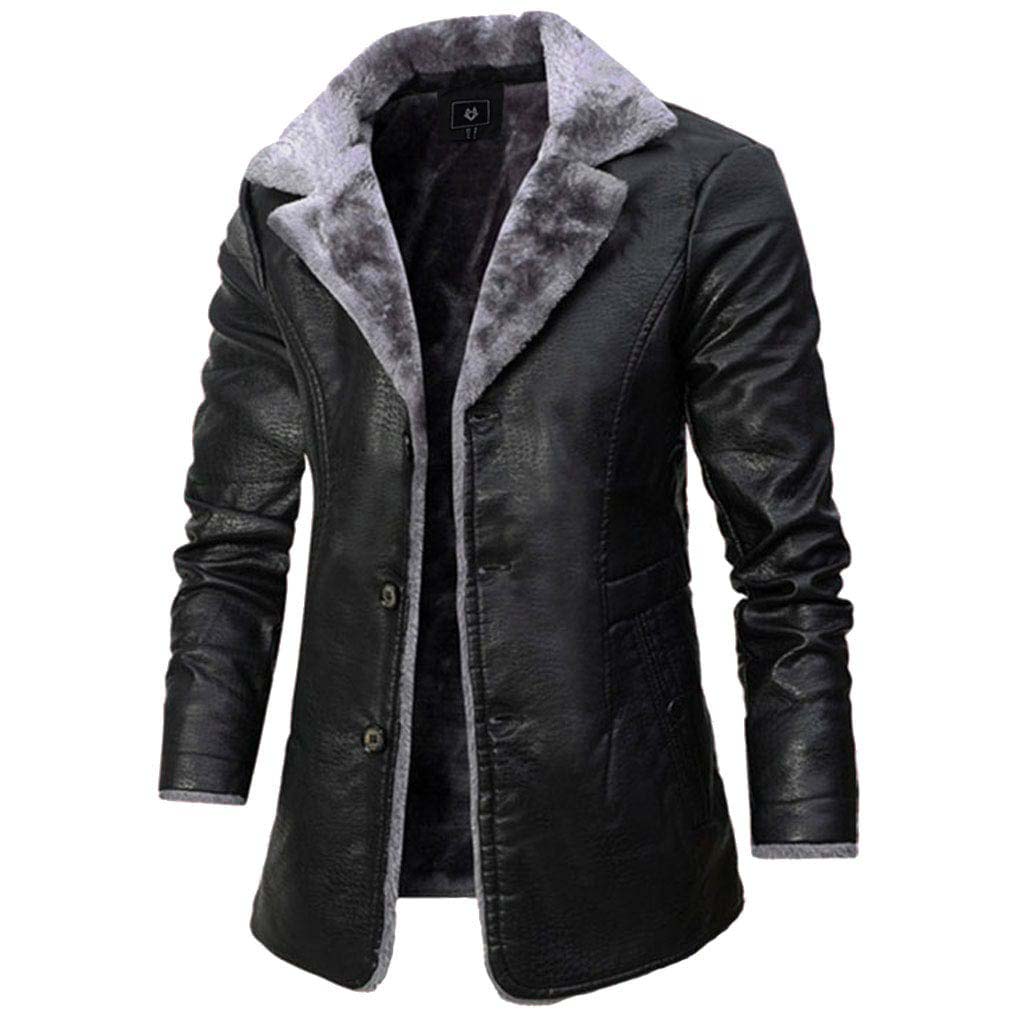Men's Lars Leather Jacket - Pexav