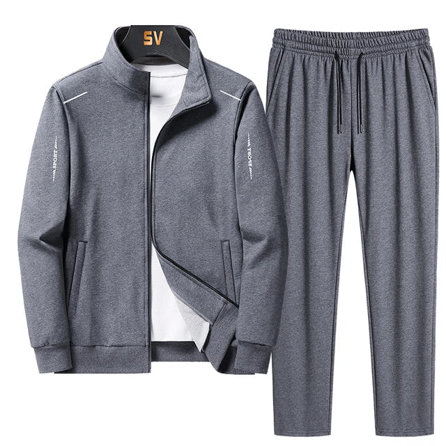 Relaxed Fit Men's Athletic Tracksuit