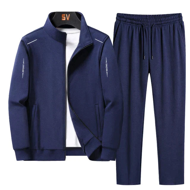 Relaxed Fit Men's Athletic Tracksuit