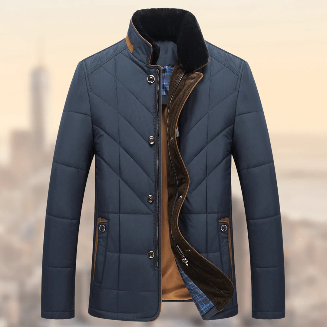 Warm Waterproof Men's Winter Coat - Pexav