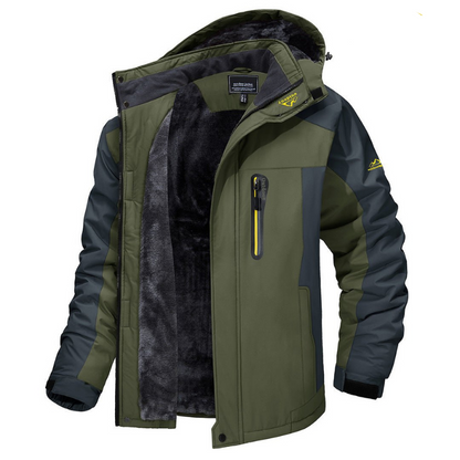 Warm Waterproof Men's Ski Jacket - Pexav