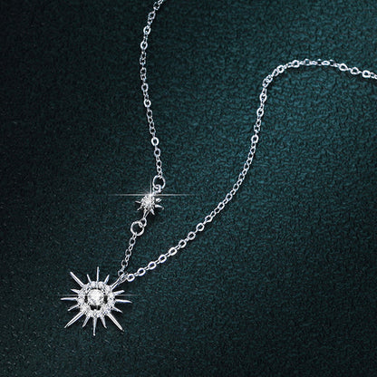 Hexagram Pendant Necklace | Elegant Sterling Silver Jewellery-Nora Luxe