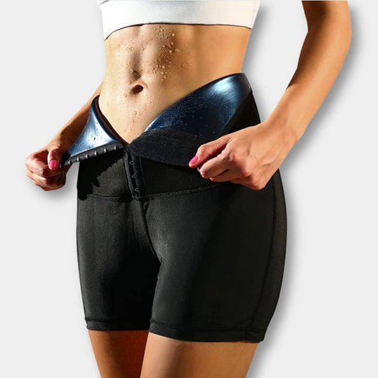 Slimming High Waisted Sweat Pants with Belly Support - Pexav