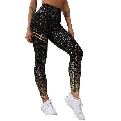 Comfortable Fitness High Waist Leggings Purple - Pexav