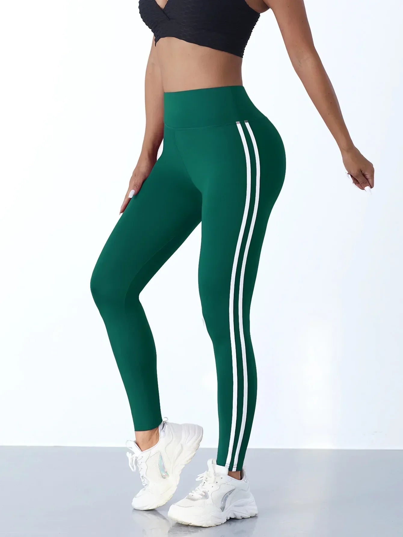 High Waist Yoga Legging - Mila-Grey-S-Nora Luxe