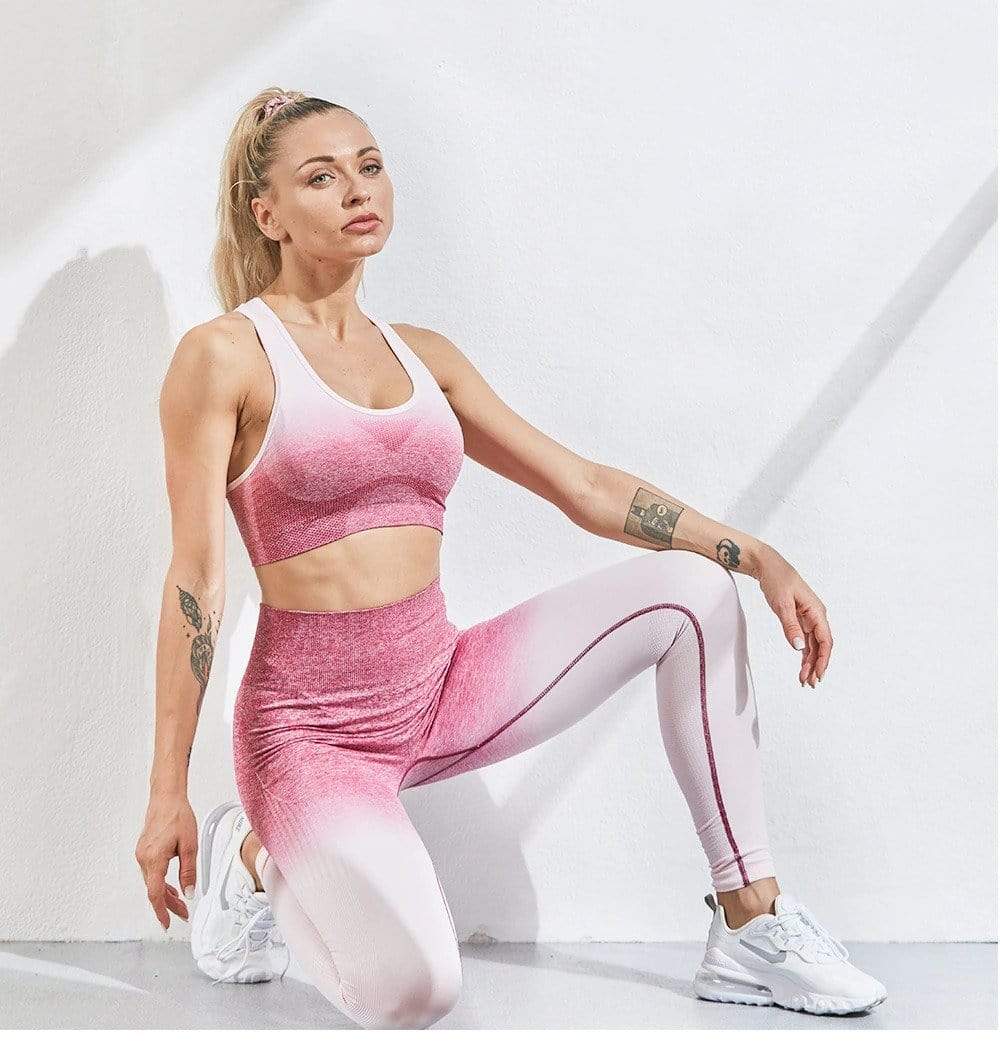 High-Waisted Shape Legging - Serena-Pink-S-Nora Luxe