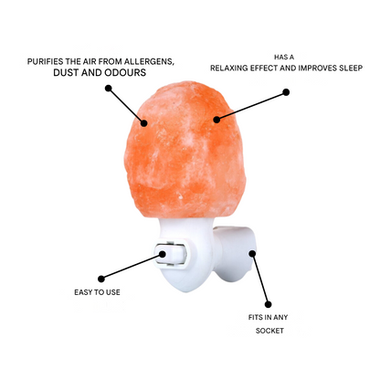 Himalayan Salt Lamp for Relaxation and Air Purification - ZenGlow-Nora Luxe